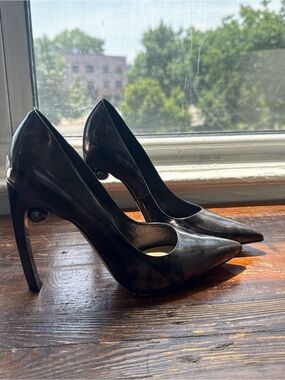Classic Black Pointed Toe High Heel Pumps
